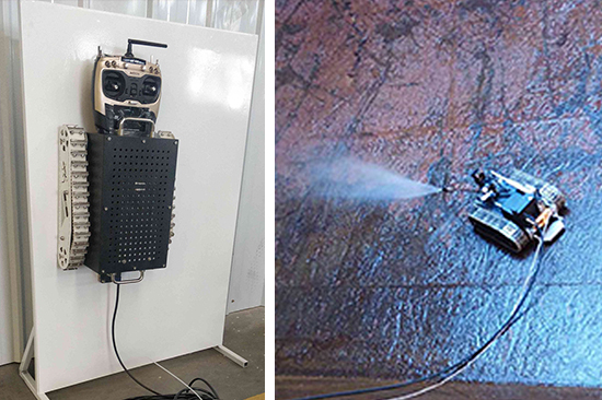  Climbing Wall Derusting Robot Chassis